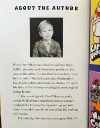 Whether you have a science buff or a harry potter fa. Autistic Not Weird This Is Dav Pilkey The Author Of The Captain Underpants Series I Love The Fact That He Wrote This In His About The Author Page Knowing Children Similar