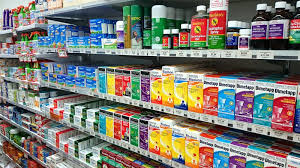 Pharmacy Shop Interior Shelves Of Pharmaceutical Products Are Displayed In A Ph Sponsored Shelves Pharmaceutical Pharmacy Shop Interior Pharmaceutical