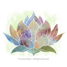 Yoga Art Lotus Flower Moon Colors Small Yoga Etsy Lotus Flower Art Lotus Art Yoga Art