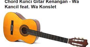 Chord Kunci Gitar Kenangan Wa Kancil Feat Wa Konslet Calonpintar Com