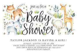This printable pink elephant baby shower banner is a great way to welcome the new baby! Elephant Baby Shower Invitation Templates Free Greetings Island