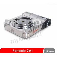 Banyaknya macam tipe dan merek kompor gas portable saat ini dan ditunjang dengan harga yang terjangkau semakin memberikan konsumen kemudahan untuk memilih mana. Jual Kompor Portable Cosmos Cgs123p 2 In 1 Bisa Pakai Tabung Gas Lpg Jakarta Barat Muslikhahsd43toko Tokopedia