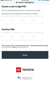 It is easy to program. Toyota Com