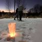 Candlelight Ski and Snowshoe event in Appleton, WI