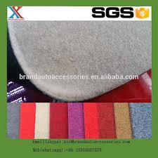 Classic Fabric Car Mat With Carpet Pvc Bottom Mat With Carpet Floor Mat Universal Fit