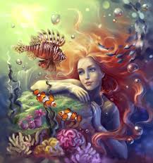 Mermaid By Sharandula On Deviantart Mermaid Illustration Mermaid Art Mermaid
