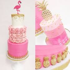 Birthday Rose Gold Pineapple Cake Design Missy Kristen On Instagram Stunning Pineapple And Flamingo Cake From Sweet Deetails And Kacyhyder Sweet Swe Flamingo Cake Flamingo Birthday Party Cakes