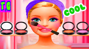 Barbie Wedding Makeup Play Barbie Dress Up Make Up And Hairstyling Play Barbie Barbie Wedding Fun Games For Kids