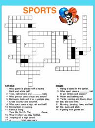 Solve boatload puzzles' 40,000 free online crossword puzzles below. Sports Crossword Puzzle