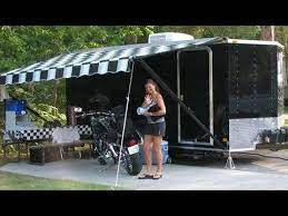 Pin By Kids Critters Crohn S Oh My On Rv Inspiration Cargo Trailer Camper Conversion Enclosed Trailer Camper Cargo Trailer Camper