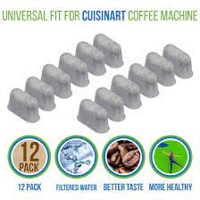 It explains how to clean a cuisinart coffee maker and replace the charcoal water filters. Pure Green 12 Pack Of Cuisinart Compatible Replacement Charcoal Water Filters For Coffee Makers Fits All Cuisinart Coffee Makers Coffee Filters Large Appliance Accessories Fcteutonia05 De