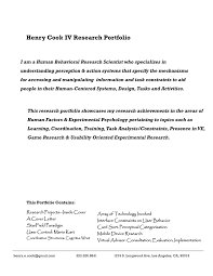 Writing a cover letter is essential when applying for jobs. Pdf Research Portfolio