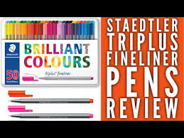 Staedtler Triplus Fineliner Pens Review Colour With Claire