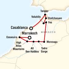 Die karte öffnen von marokko. Map Of Highlights Of Morocco Marokko Reisen Marokko Rundreise Marokko