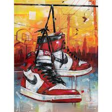 Using a black canvas for an acrylic painting is actually very easy and yields stunning results! Ø®ÙˆØ® Ø¨ÙˆØ§Ø¨Ø© Ø¹Ø´Ø±ÙˆÙ† Nike Canvas Painting Porkafellas Com