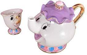 Amazon Com New Beauty And The Beast Mrs Potts Chip Tea Pot Cup Set Teapot Mug Pot Cup Teapots