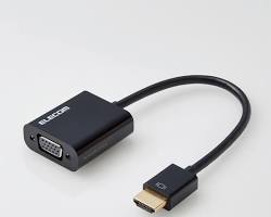 ELECOM HDMI to VGA 変換アダプタの画像