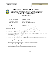 Download soal usbn kimia sma 2019 2019 dan kunci sumber : Kop Soal Usbn 2019 Soalsiswa Com