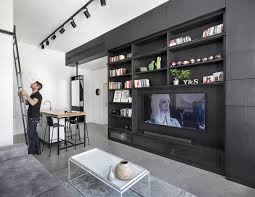 Watching tv has been the central activity in the living room.so how to decorate the tv wall drives ideas and dedication of many diy people. 80 Modern Tv Wall Decor Ideas Interiorzine