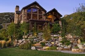 Decor Of Mountain Landscaping Ideas Mountain Home Ideas As Mountain Landscaping Ideas And The Design Rustic Exterior Exterior Design Rustic House