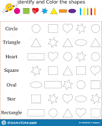 They include exercises on tracing, drawing, naming and identifying 2d shapes. Identify And Color The Correct Shape Worksheet Stock Image Preschool Shapes Worksheets Go On Word Order First Grade Subtraction Problems Blank Budget Pdf Math Exercises For Year 1 Standard Calamityjanetheshow