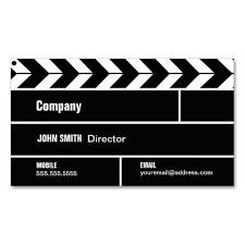 Director Clapperboard Film Movie Business Card Zazzle Com In 2020 Movie Business Photography Business Cards Template Photography Business Cards