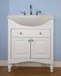 34 Inch Single Sink Narrow Depth Furniture Bathroom Vanity With Choice Of Finish And Sink Uvei Narrow Bathroom Vanities Bathroom Vanity Small Bathroom Vanities