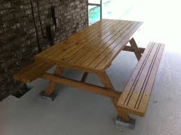 6 Foot Cypress Picnic Table The Trinity Picnic Table Table Picnic