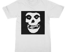 Crimson Bob Geist-Schädel-T-Shirt Kirche des Subgenie Außenseiter Mashup