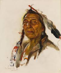 Indigenous Portrait (Untitled), Cardston, Alberta