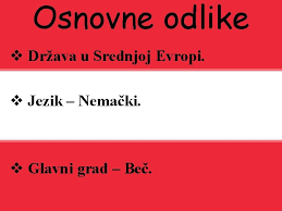 Među ovih državama najrazvijenije su one zapadne i sjeverne europe. Republika Austrija Osnovne Odlike V Drava U Srednjoj