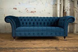 Keine standardlösungen mehr und teurer ûberschussplatz. Chesterfield Klassisches Sofa Designer Stil Poslter Couch 3 Sitzer Textol Stoff Blau Bei Jv Moebel