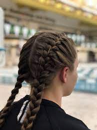 Boxerbraids Frisuren Sport Boxerbraids Volleyball Hairstyles Long Hair Styles Braids For Long Hair