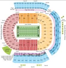 Tiger Stadium Seating Chart Baton Rouge