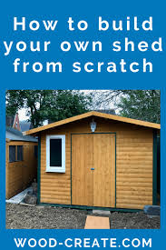 Then don't make the mistake of not building your own shed because you have never done it before. How To Build Your Own Shed From Scratch Wood Create