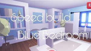 Modern living room bloxburg !. Adopt Me Blue Bedroom Speedbuild Youtube