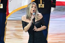 Some thought she gave a horrible performance while others but she recently drew attention to her vocal cords when she was tasked to sing the national anthem at nascar's auto club 400 race. Fergie S Wild Reinvention Of The National Anthem At The N B A All Star Game The New Yorker