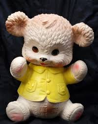 Bird That Sounds Like A Squeaky Toy At Night Vintage Edward Mobley Squeaky Toy Bear Moveable Head And Sleep Eyes Vintage Toys Squeaky Toys Bear Toy