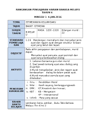 Maybe you would like to learn more about one of these? Rph Bahasa Melayu Tahun 6 Sumber Pendidikan M4