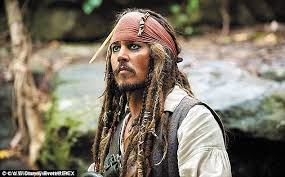 The curse of the black pearl. Jack Sparrow Lookalike Burst Onto Pirates Of The Caribbean Set With Knife Daily Mail Online