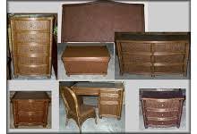The wood material is a white light oak color. Wicker And Rattan Bedroom Furniture All About Wicker