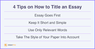 See full list on plos.org How To Title An Essay Tips And Examples Essaypro
