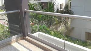 Buy tangkula outdoor dining table with 2 inches umbrella hole, 32 inches tempered glass top square patio table, for balcony, backyard, poolside and sunroom: Aluminium Railings Aluminum Balcony Glass Railing Manufacturer From Chennai