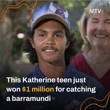 19-year-old Keegan Payne is celebrating after a late night cast of the rod  landed him the Top End's biggest fishing prize. READ MORE:  ⁠https://bit.ly/3WqrD9h