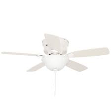 Hunter Low Profile 48 In Indoor White Ceiling Fan With Light Kit 52062 The Home Depot White Ceiling Fan Ceiling Fan Ceiling Fan With Light