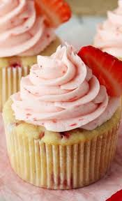 Fresh Strawberry Cupcakes Cupcake Recipe Loaded With Strawberries Recipe Desserts Cupcake Cakes Cupcake Recipes