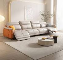 [Hot Item] Living Room Furniture Vintage Classic Leather Head Layer Cowhide  3 Seat Sofas