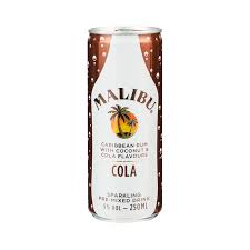 Malibu cocktails classic cocktails cocktail drinks cocktail tequila vodka cocktails hawaiian plus, this easy drink recipe can be made in a big batch for rooftop parties or stirred together in. Malibu And Cola Can 6x250ml Mybottleshop Australia