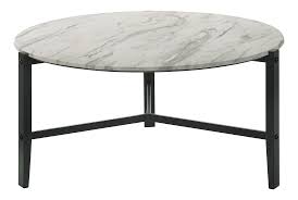 Luke White Faux Marble Top