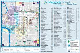 Indianapolis map is the simple map detector. Downtown Indianapolis Map Karte Von Der Innenstadt Von Indianapolis Indiana Usa